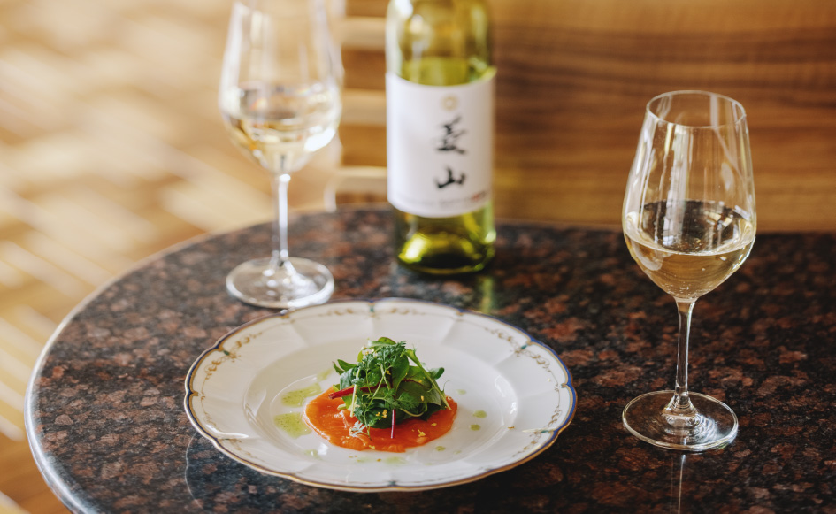 記念ラベルのワイン付きプラン